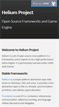 Mobile Screenshot of heliumproject.org